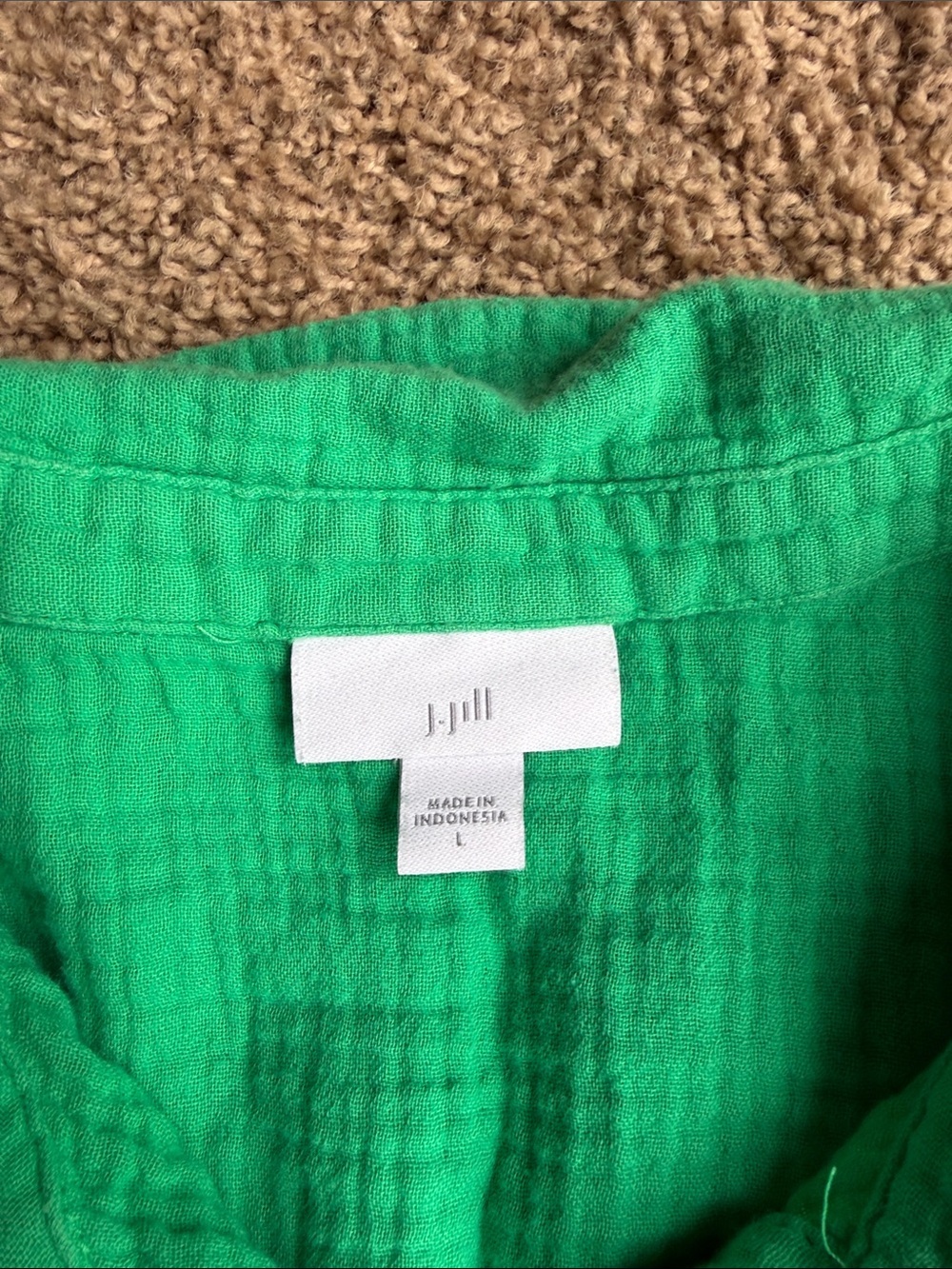 J. Jill Lightweight Button-Down Tunic Size L - Picture 2 of 6